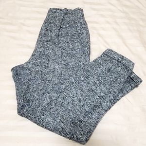 Vintage wool cigarette style trousers